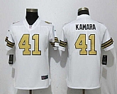 Women Nike Saints 41 Alvin Kamara White Color Rush Limited Jersey,baseball caps,new era cap wholesale,wholesale hats